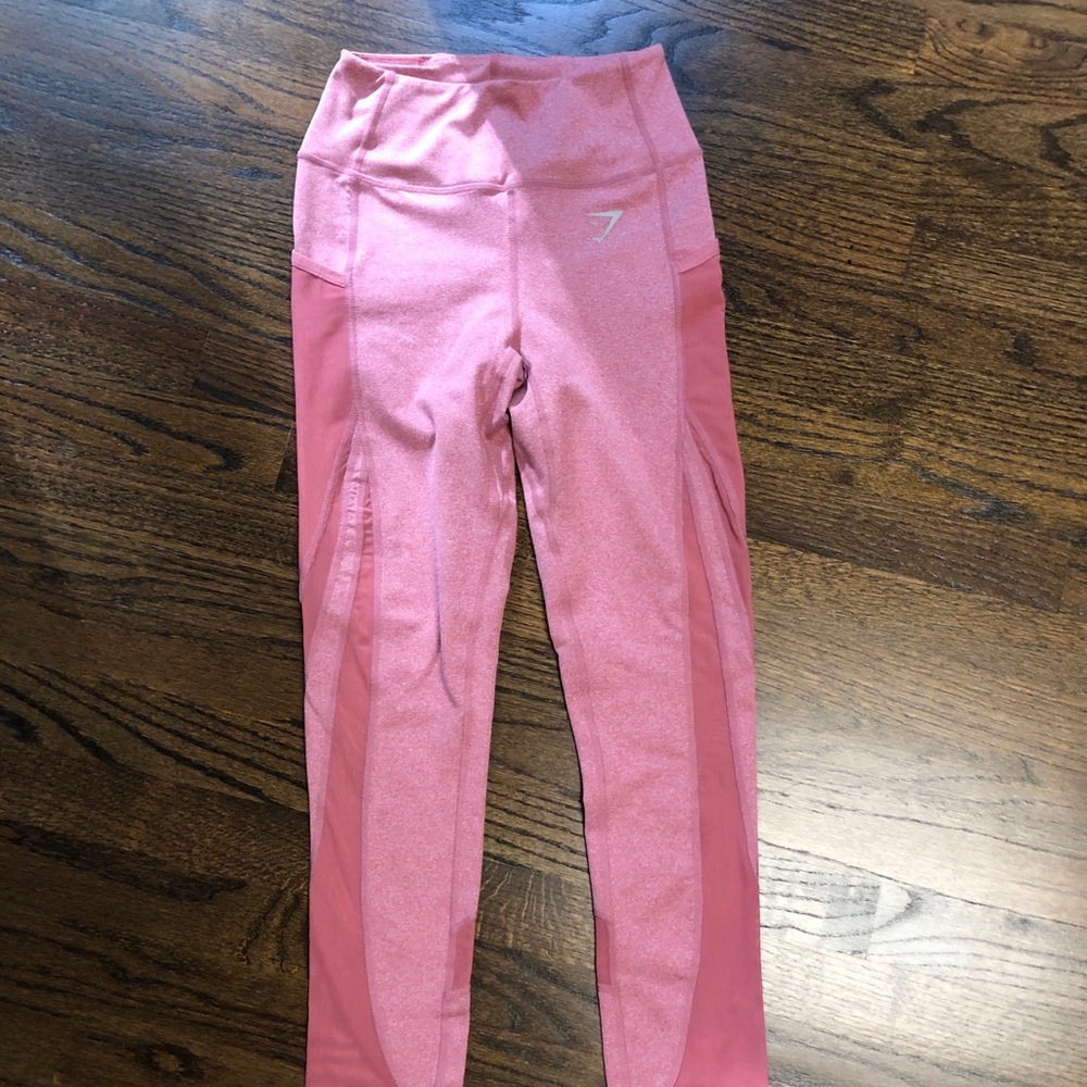 Pink GymShark Tights, XS.